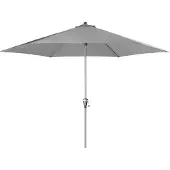 Doppler , Sonnenschirm / Kurbelschirm "Active Auto Tilt 280", hellgrau, Ø 280 cm