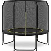 Magic Jump Fiber Black Trampolin 251 cm mit sicherheitsnetz