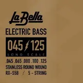 La Bella RX-S5B Bass RX Stainless Steel 45-65-80-100-125