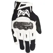 Alpinestars SMX-2 Air Carbon V2 Schwarz Weiß Handschuhe Größe 3XL