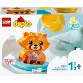 LEGO 10964 DUPLO Badewannenspaß: Schwimmender Panda, Badespielzeug für Babys und Kleinkinder ab 1,5 Jahren, Badewannenspielzeug mit Tieren