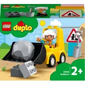 LEGO 10930 DUPLO Radlader, Spielzeug-Set mit Baufahrzeug für Kleinkinder ab 2 Jahren, Förderung der frühkindlichen Entwicklung und Feinmotorik