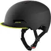 Alpina sport Alpina Fahrradhelm Brooklyn schwarz/neongelb matt, Gr.57-61cm