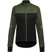 GORE WEAR Phantom Jacke Damen schwarz/oliv EU 36 | XS 2023 Fahrradjacken