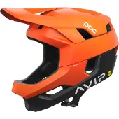 POC Otocon Race MIPS Fluorescent Orange AVIP/Uranium Black Matt 55-58 Fahrradhelm