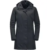 Jack Wolfskin Madison Avenue Coat Women - Wintermantel, Größe_Bekleidung:S, Wolfskin_Farbe:phantom
