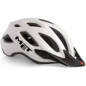 Met CROSSOVER II Fahrradhelm, weiß matt, Größe M