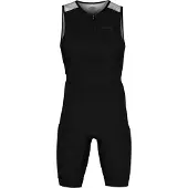 Orca Athlex Racesuit Herren schwarz/weiß S 2023 Triathlonanzüge