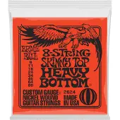 Ernie Ball Skinny Top Heavy Bottom 2624 8-String Nickel-Gitarrensaiten 09-80
