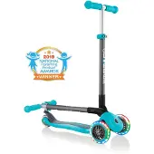 Globber Tretroller Globber Primo Foldable Lights Türkis Kinder