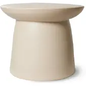 HK Living Earthenware Beistelltisch L 46 x 37 cm Steingut Cream
