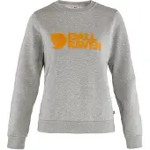 Fjällräven Pullover Logo Grey-Melange Damen-M