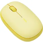 Rapoo M660 Silent, Beidhändig, Optisch, RF Wireless + Bluetooth, 1300 DPI, Gelb