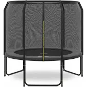 Magic Jump Fiber Grau Trampolin 251 cm mit sicherheitsnetz