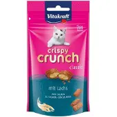 Vitakraft Crispy Crunch Classic mit Lachs Katzensnack (60 g)