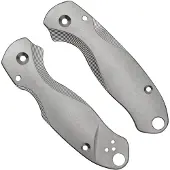 Flytanium Spyderco Para 3 Scales, Lotus Titanium, Griffschalen