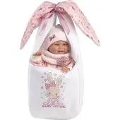Llorens Nica Vinyl-Baby-Puppe in Träger 40cm