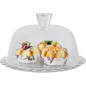 Pasabahce Tortenständer Pasabahce Glas 26,4x17x26,4 cm Transparent