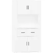 vidaXL Highboard Weiß Holzwerkstoff