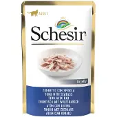 Schesir Thunfisch mit Wolfsbarsch (Gelee) Nassfutter Katze (Beutel)