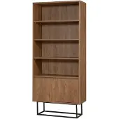 CALICOSY | Wandschrank Rea Bruin MDF 80x182x36 cm | NADUVI