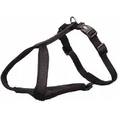 Trixie Premium Y-Geschirr - schwarz - 75-95 cm/25 mm