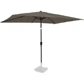 Vonroc Sonnenschirm Rapallo 200x300cm – Premium-Sonnenschirm, rechteckig |Taupe