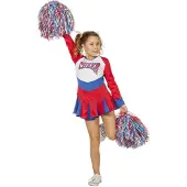 Coppens Cheerleaderin rot-blau