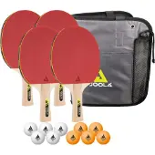 Joola Joola, Tischtennis Schlägerset "Family" mit 4 Schlägern und 10 Bällen