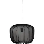 Light & Living - Hängeleuchte Plumeria - Schwarz - Ø50cm Hängelampe - Esstischlampe - Wohnzimmerlampe - Schlafzimmerlampe - Wohnzimmer