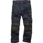 Scruffs & Tramps Scruffs - Arbeitshose „Worker“, marineblau Größe 24 kurz