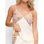 Lingadore Night Schlafshirt Powder Puff | Grösse: M | Farbe: Beige
