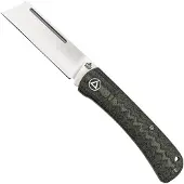 QSP Knife Hedgehog QS142-B, Denim Blue Micarta, Slipjoint Taschenmesser