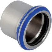 Geberit Edelstahl-Kappe Mapress, Ø54mm, Pressmuffe, CIIR-Dichtring, CrNiMo-Stahl, 1 Stk.