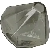 Goebel Vase Diamond grey, Dekovase, Glas, Grau, 12 cm, 23123211