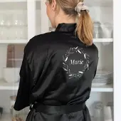 Yoursurprise Morgenmantel personalisieren - Schwarz