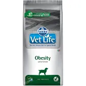 Farmina Vet Life Obesity Dog 12 kg + Snacks Dental Treat Obesity Mini 2x60 g GRATIS!