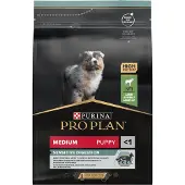 Purina Pro Plan Welpenfutter, trocken, reich an Lamm, 1 x 3 kg