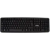 Nilox Tastatur NXKBE000002 Schwarz Qwerty Spanisch