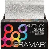 Framar Star Struck Alufolie 500 Sheets Silver 5x11