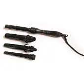 VARIS Lockenstab-Set - Lockenstab mit 4 Aufsätzen