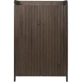 Ferm Living Sill Cabinet Low Eiche Dunkel Gebeizt