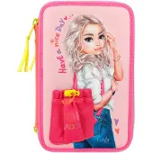 TOPModel 3-Fach Federtasche mit applizierter Vordertasche 12268
