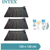 Intex - Pool Heizung - 3x Solarmatte & WAYS Reparaturset und Teststreifen