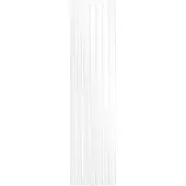 LuxeBath Paneelheizkörper Vertikal 370 x 1400 mm Weiß mit Mittelanschluss, Design Flach Heizkörper Einlagig Badheizkörper Badezimmer, ohne Heizstab