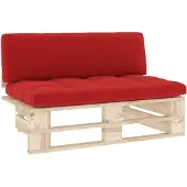 vidaXL Outdoor-Mittelsofa Paletten Imprägniertes Kiefernholz