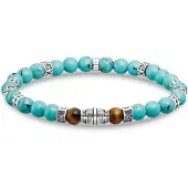 Thomas Sabo A2087-364-7 Unisex Armband Türkis/Braun