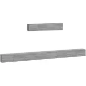 vidaXL 6-tlg. TV-Schrank-Set Grau Sonoma Holzwerkstoff