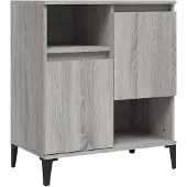 vidaXL Sideboard Grau Sonoma 60x35x70 cm Holzwerkstoff