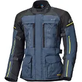 Held Pentland Dunkelblau Gelb Wasserdichte Motorrad Textiljacke Größe 3XL